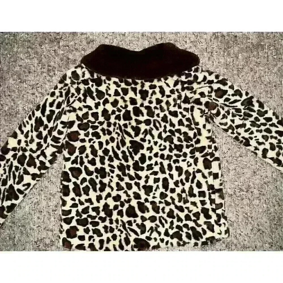 Buddy Love Mariah Jacket Faux Fur Leopard Print Size Small - Picture 3 of 6